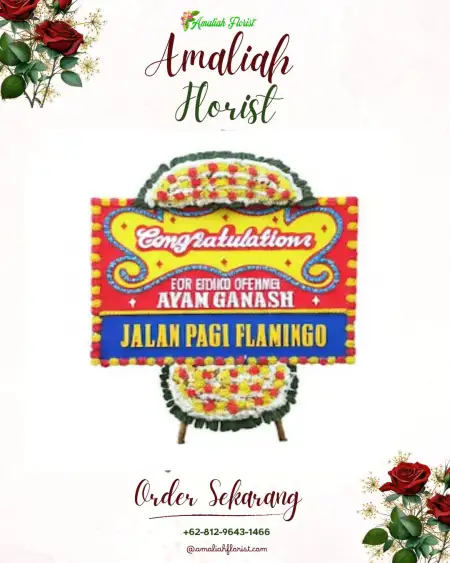 Sewa Papan Bunga Ketileng